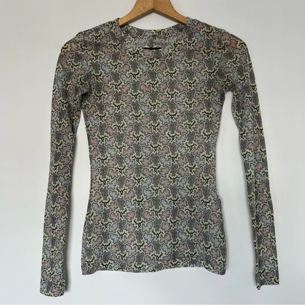 rag & bone Long Sleeve Tissue Top